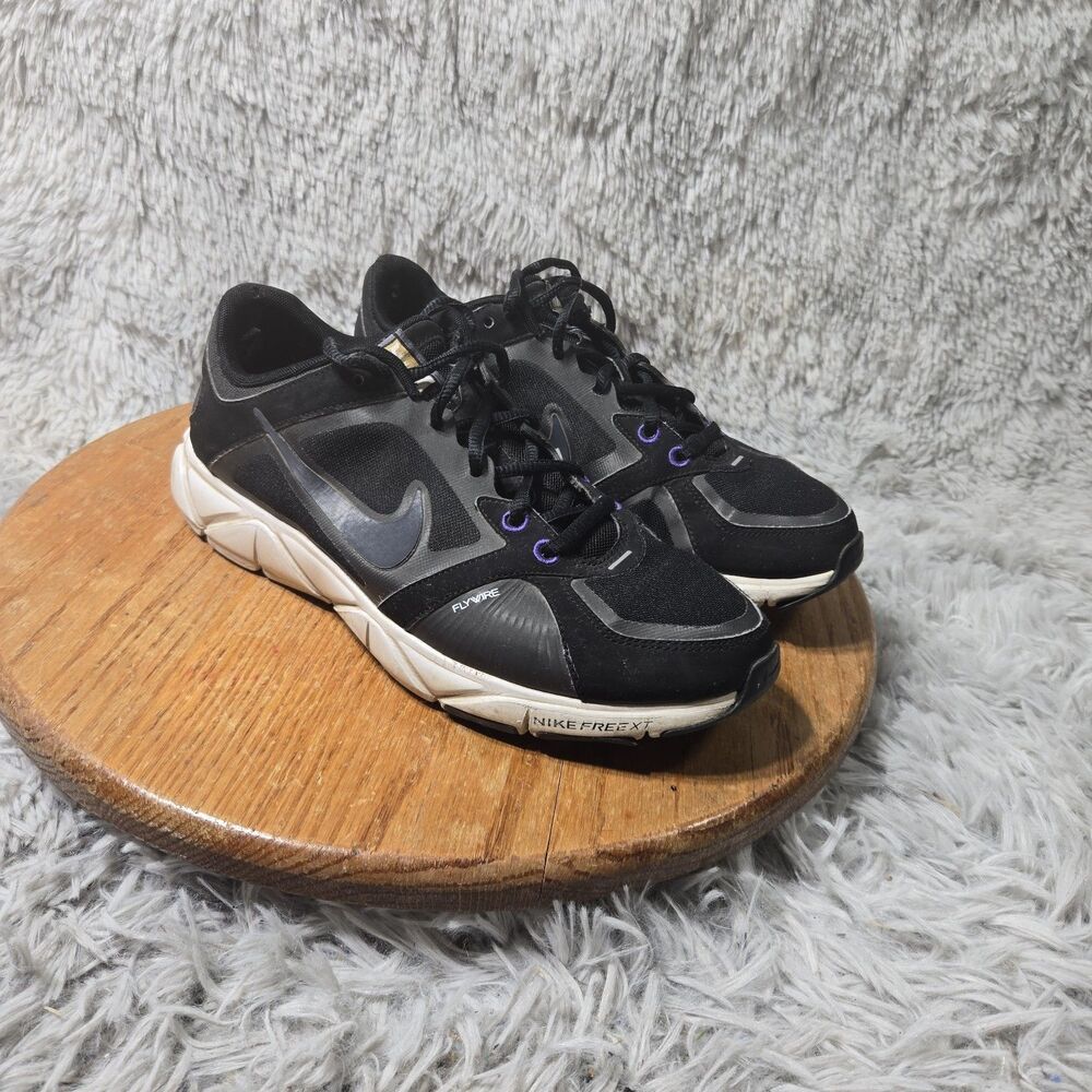 Nike Free XT Running Shoes Women Sz 8 Black Flywire Quickfit Athletic Sneakers
